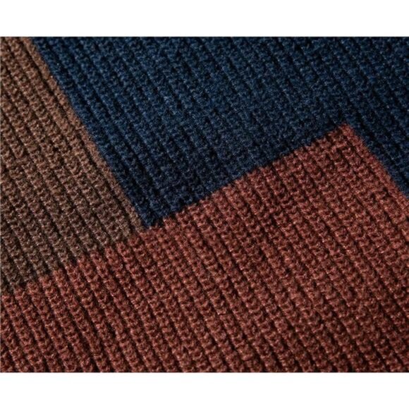 Unisex Oversized Sweater Long Sleeve Cable Knit Sweater - Picture 4 of 6